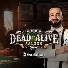 Dead or Alive: Saloon slot visual from Evolution available on elit-casino.net
