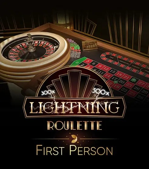 First Person Lightning Roulette casino game by Evolution – featured logo at Elit Casino