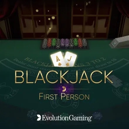 First Person Blackjack slot icon by Evolution, available at Elit Casino