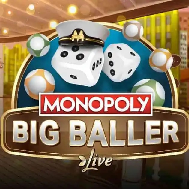 Live Dealer logo of MONOPOLY Big Baller from Evolution at Elit Casino