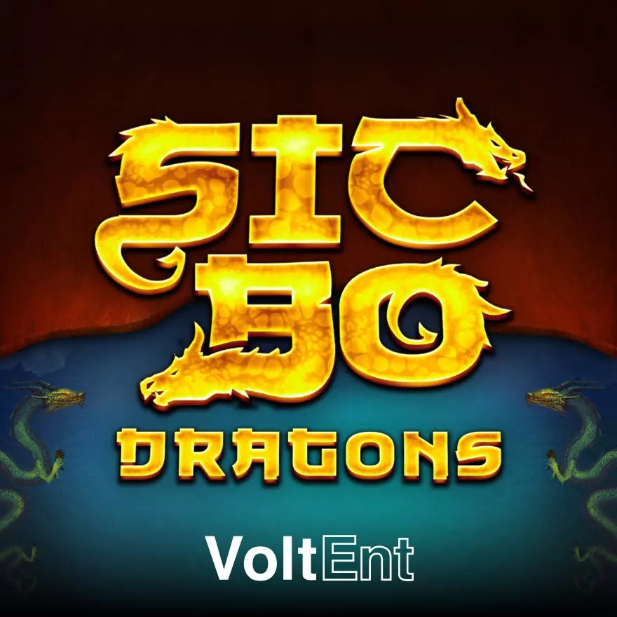 Official Table Games logo: Sic Bo Dragons by VoltEnt at Elit Casino